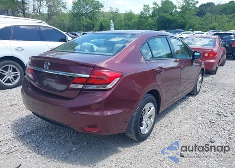 2013 Honda Civic Lx from USA, damaged, VIN 2HGFB2F52DH584049